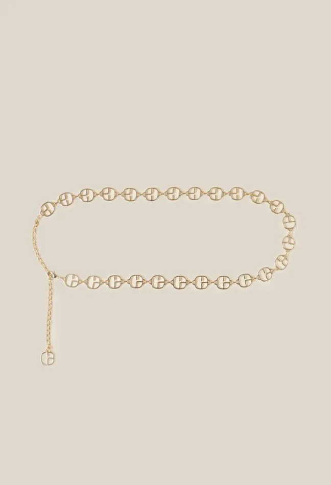 Claudie Pierlot Chain Monogram Belt Accessories Belts