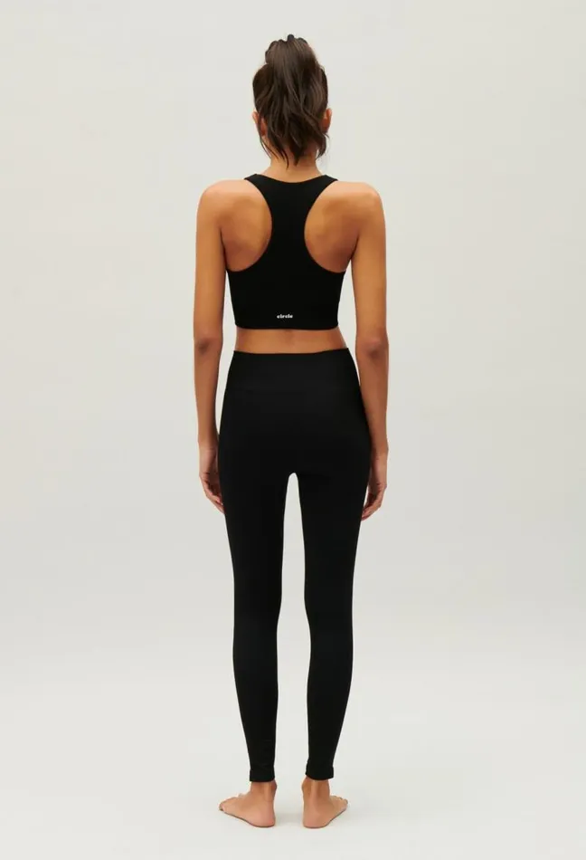 Claudie Pierlot Claudie X Circle Black Sports Leggings Clothes Jeans And Trousers