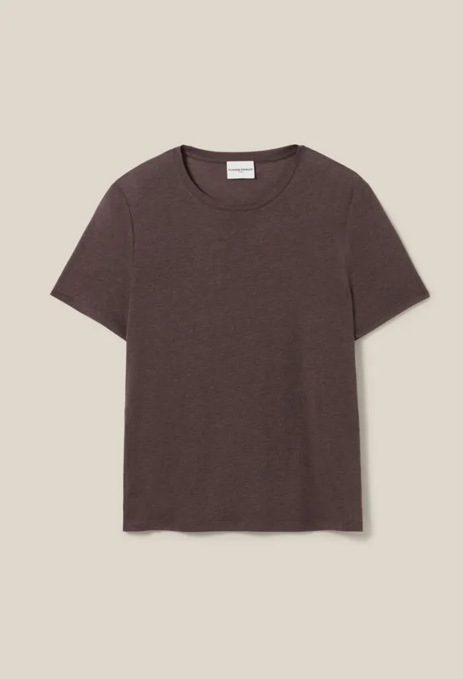 Claudie Pierlot Embroidered CP ShortSleeve Tee Clothes Tshirts