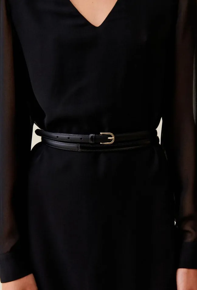 Claudie Pierlot Fine Leather Belt Accessories Belts