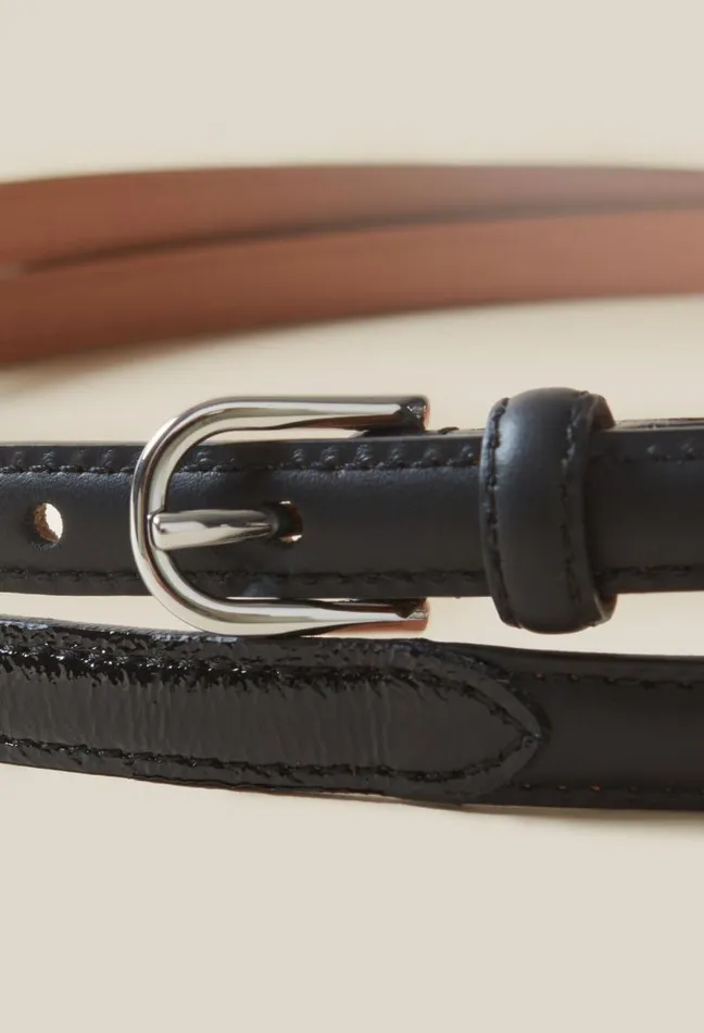 Claudie Pierlot Fine Leather Belt Accessories Belts
