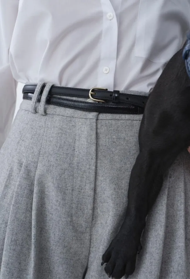 Claudie Pierlot Fine Leather Belt Accessories Belts
