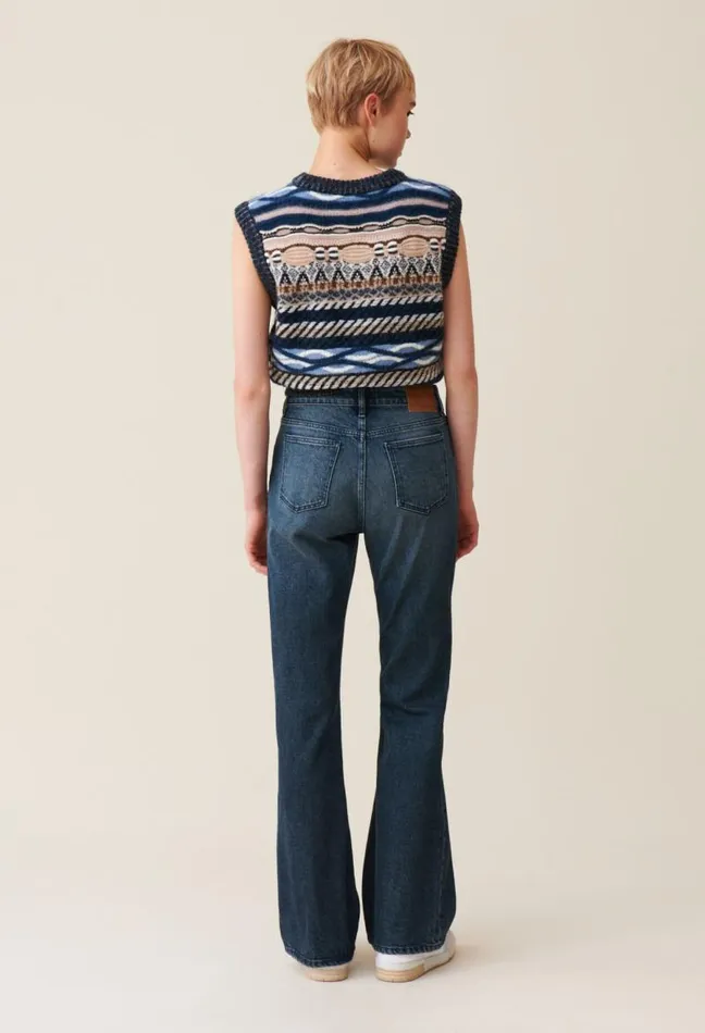 Claudie Pierlot Flared Denim Jeans Clothes Jeans And Trousers