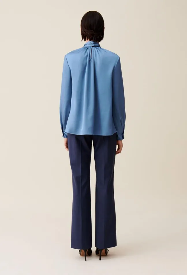 Claudie Pierlot Flowy Blouse Lavallire Neckline Clothes Tops And Shirts