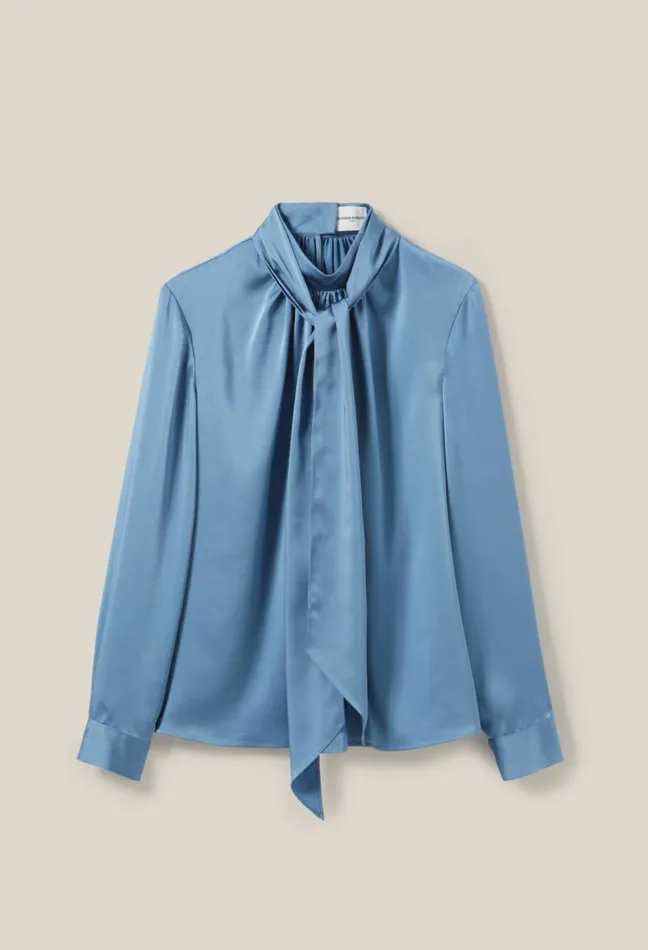 Claudie Pierlot Flowy Blouse Lavallire Neckline Clothes Tops And Shirts