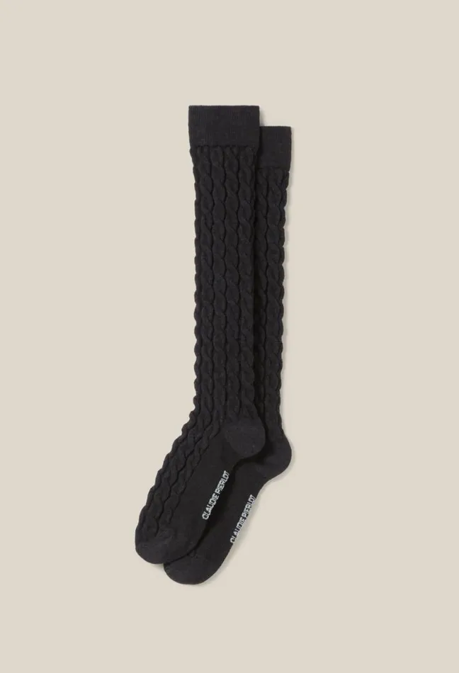 Claudie Pierlot Jacquard MidCalf Socks Accessories Socks