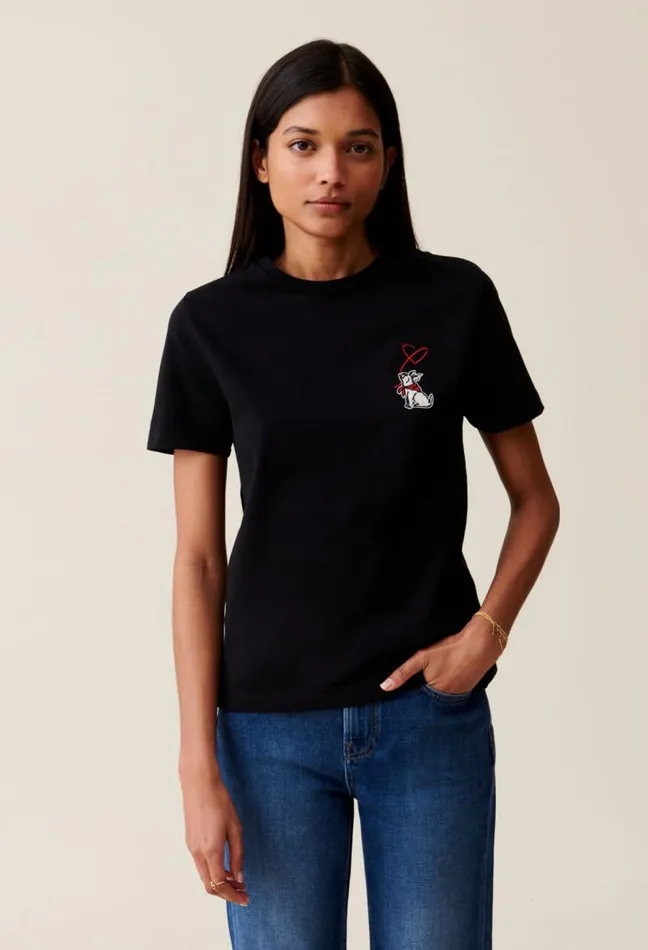 Claudie Pierlot Jean Toto ShortSleeve Tee Clothes Tshirts