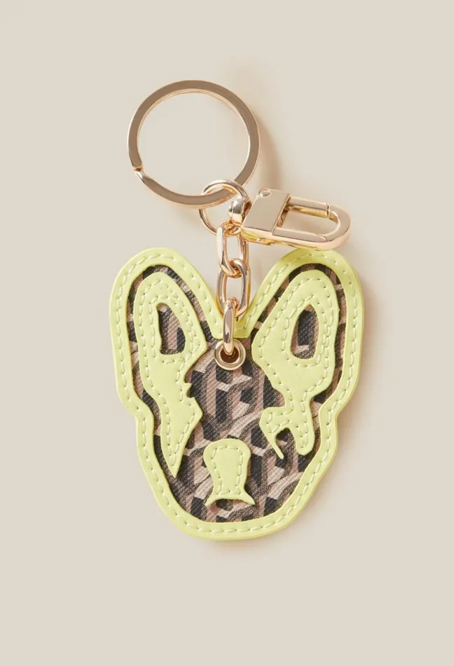 Claudie Pierlot Jean Toto Twotone Keyring Bags Small Leather Goods