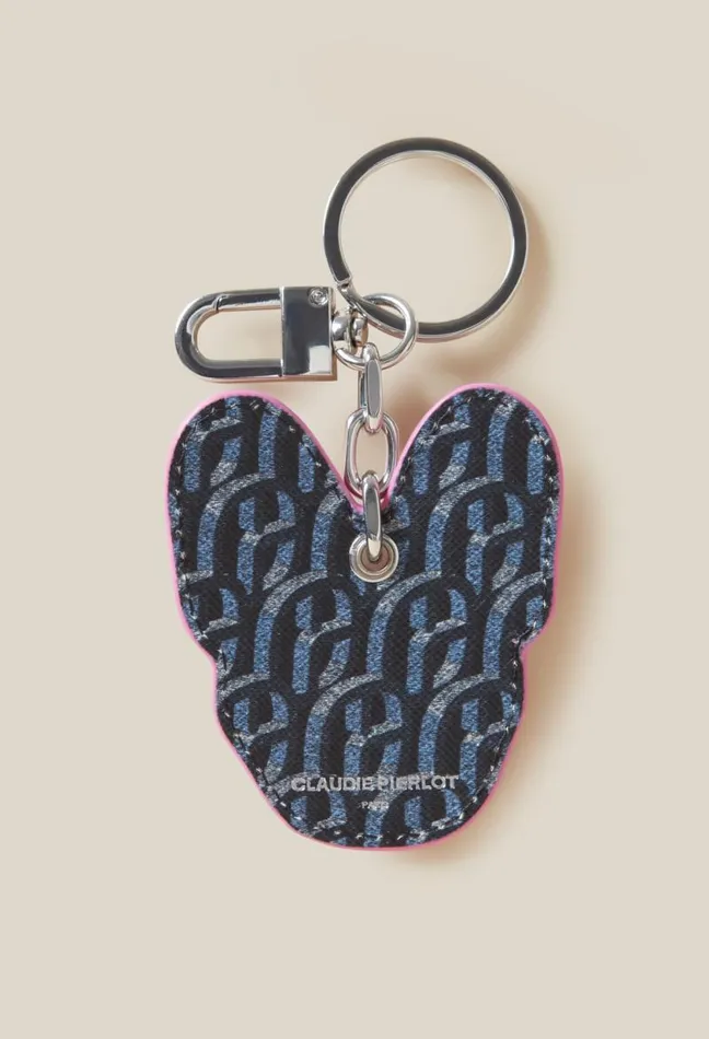 Claudie Pierlot Jean Toto Twotone Keyring Bags Small Leather Goods