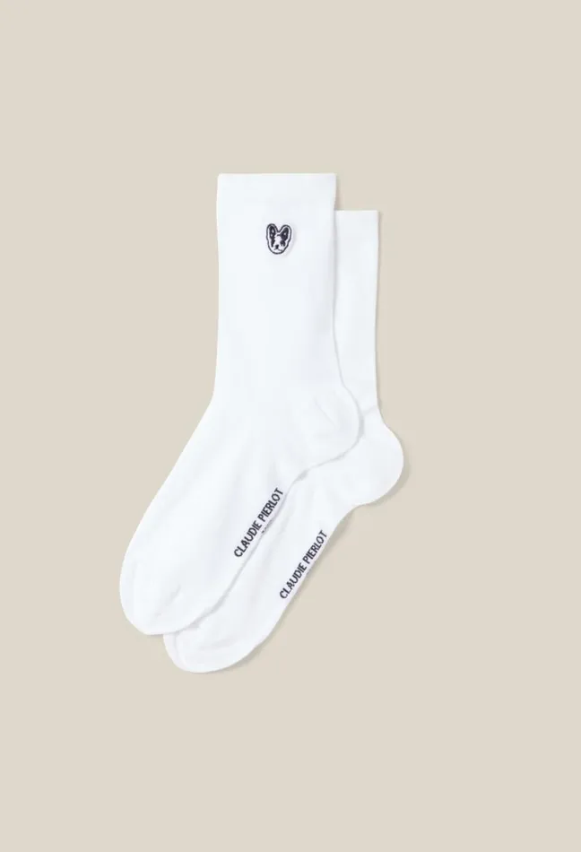 Claudie Pierlot Jean Toto White Socks Accessories Socks