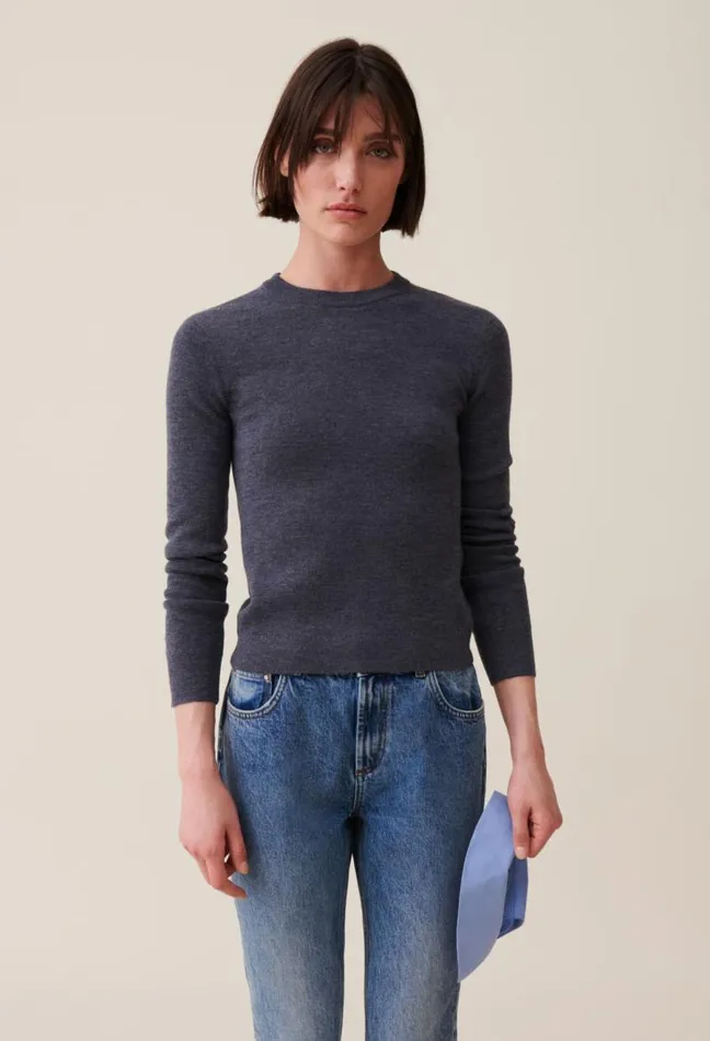 Claudie Pierlot Jumper With Detachable Collar Clothes Knitwear And Cardigans