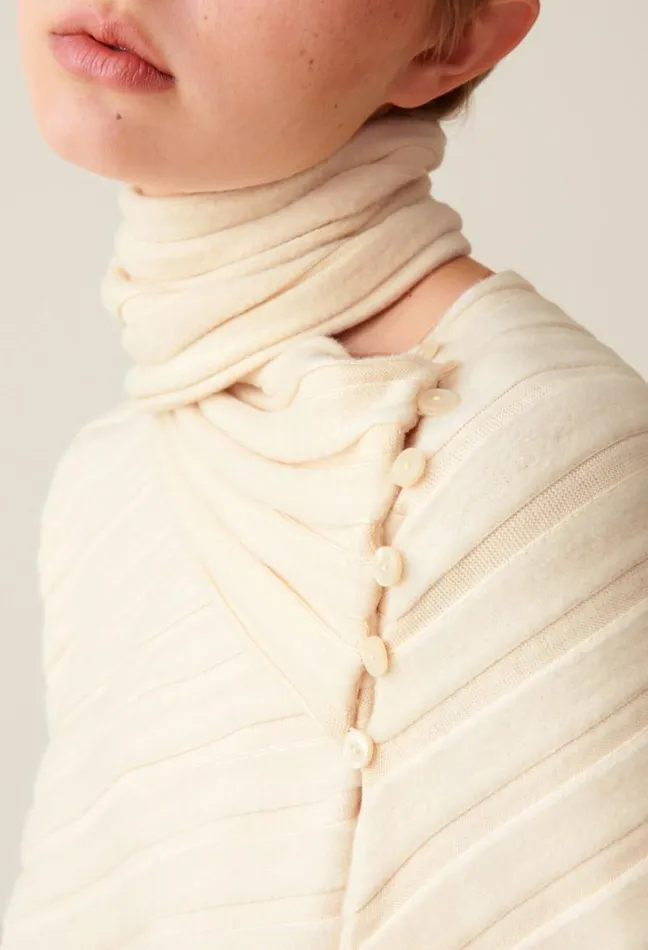 Claudie Pierlot Jumper With Removable Scarf Clothes Knitwear And Cardigans