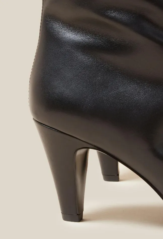 Claudie Pierlot Leather Kneehigh Boots Shoes Ankle Boots