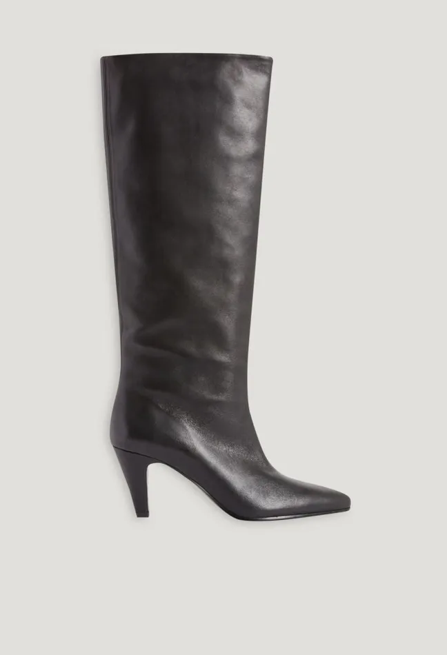 Claudie Pierlot Leather Kneehigh Boots Shoes Ankle Boots