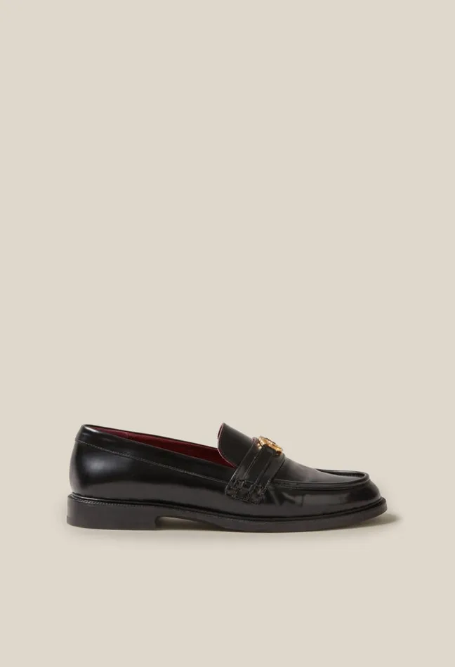 Claudie Pierlot Leather Loafers Shoes Loafers