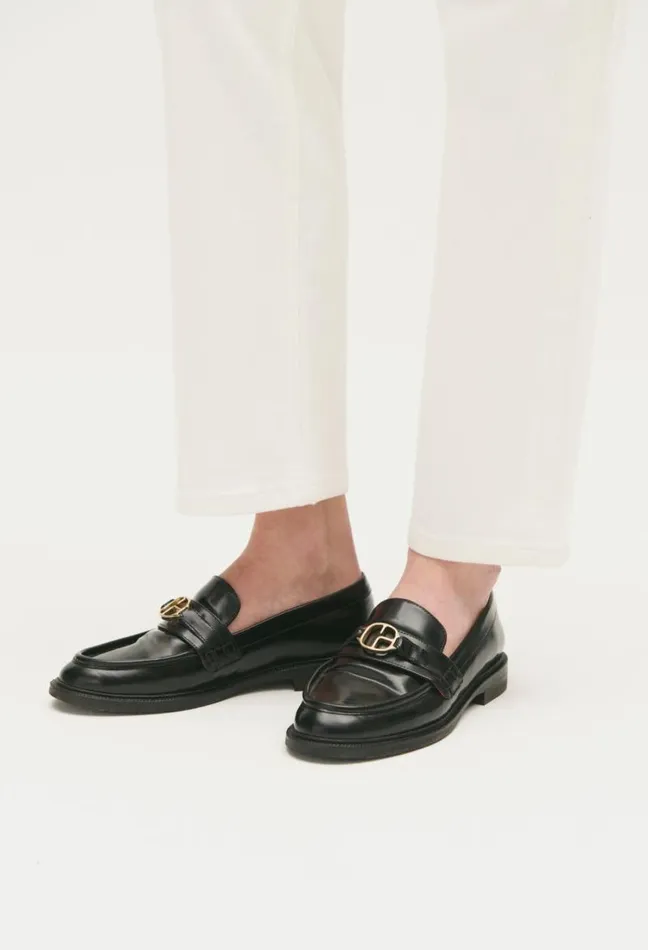 Claudie Pierlot Leather Loafers Shoes Loafers