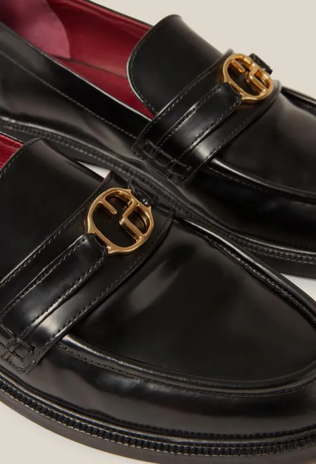 Claudie Pierlot Leather Loafers Shoes Loafers