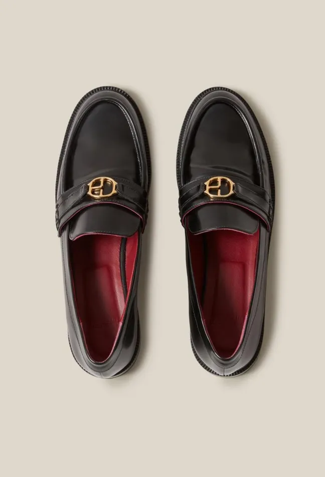 Claudie Pierlot Leather Loafers Shoes Loafers