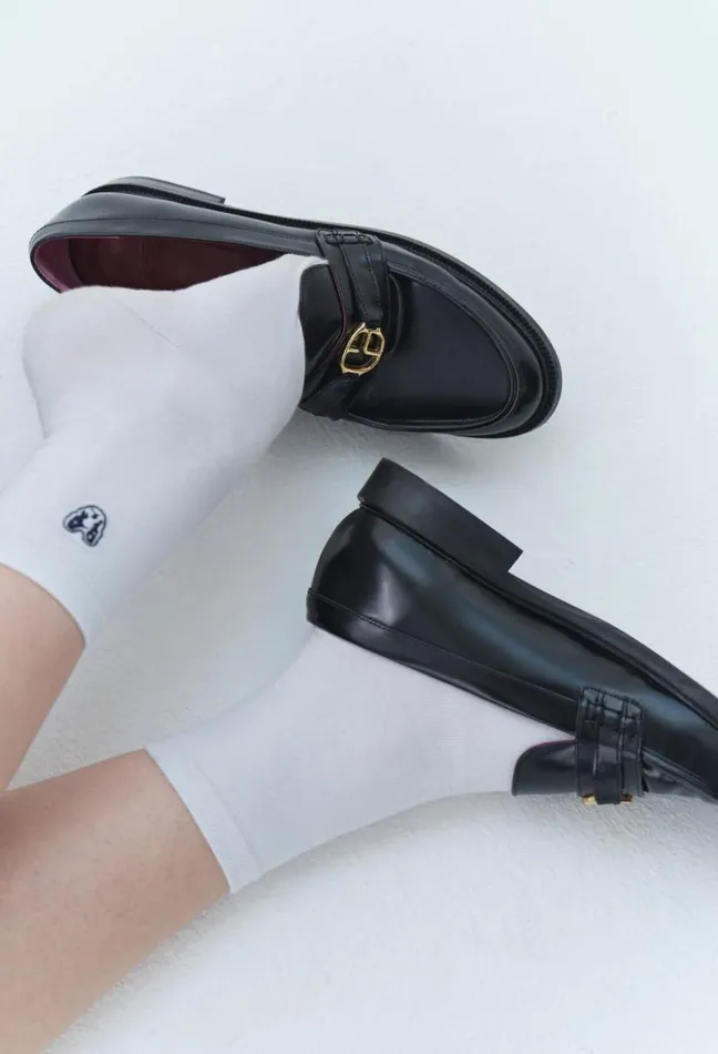 Claudie Pierlot Leather Loafers Shoes Loafers