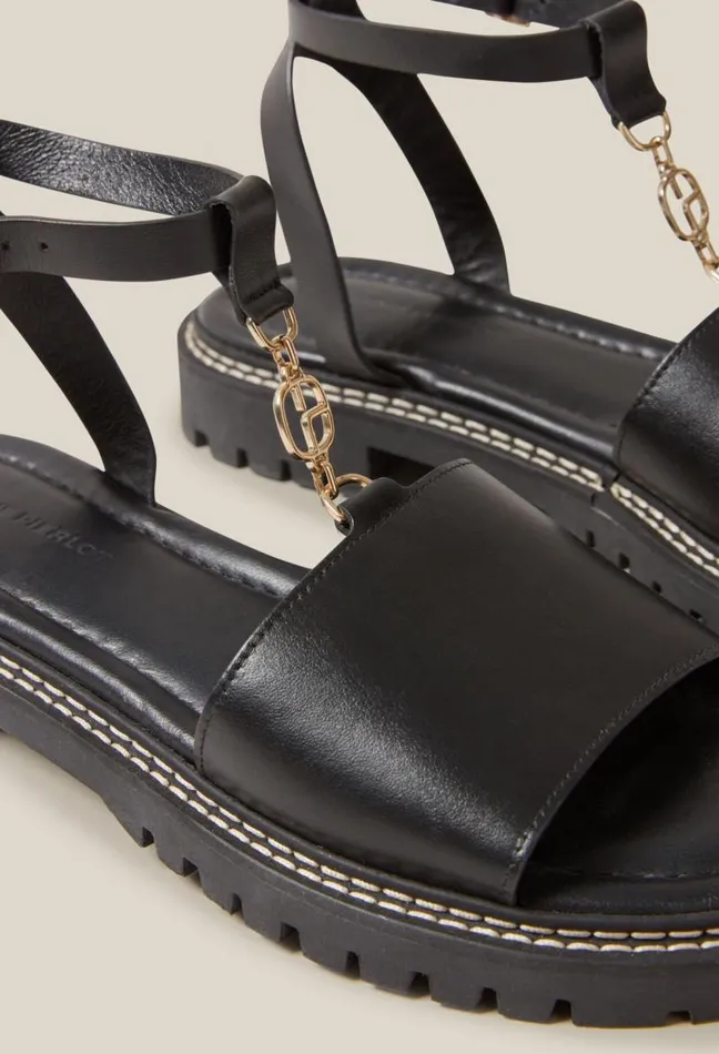 Claudie Pierlot Leather Sandals Shoes Sandals Pumps And Mules
