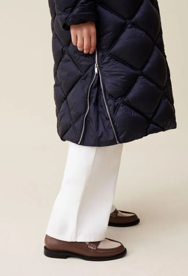 Claudie Pierlot Long Quilted Hooded Puffer Coat Clothes Coats