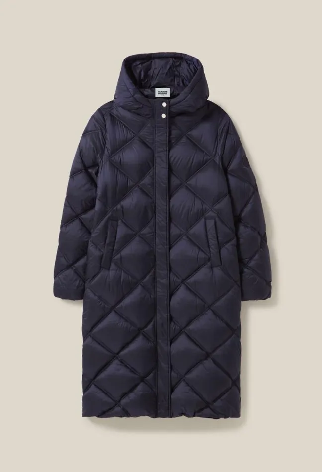 Claudie Pierlot Long Quilted Hooded Puffer Coat Clothes Coats