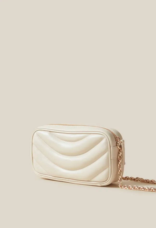 Claudie Pierlot Matte Leather Quilted Alba Bag Bags Small Bags