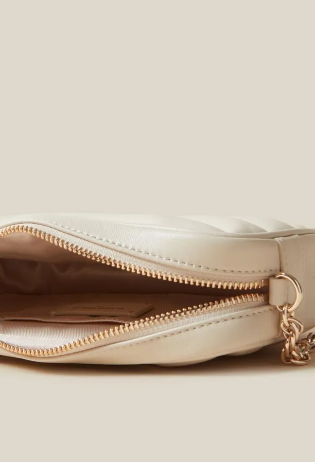 Claudie Pierlot Matte Leather Quilted Alba Bag Bags Small Bags