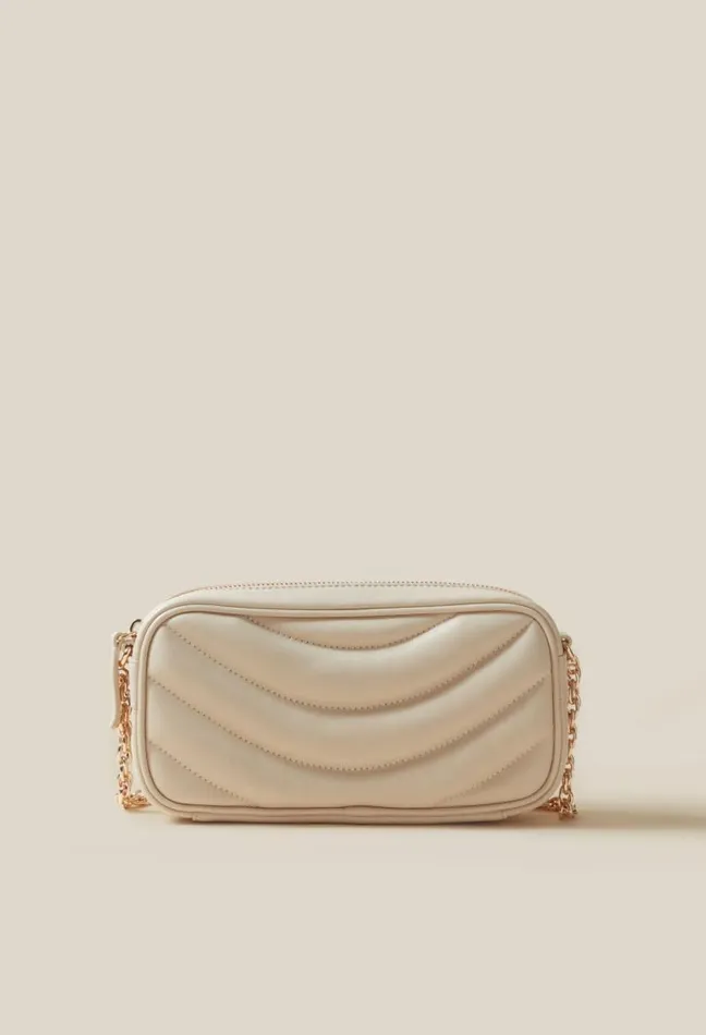 Claudie Pierlot Matte Leather Quilted Alba Bag Bags Small Bags