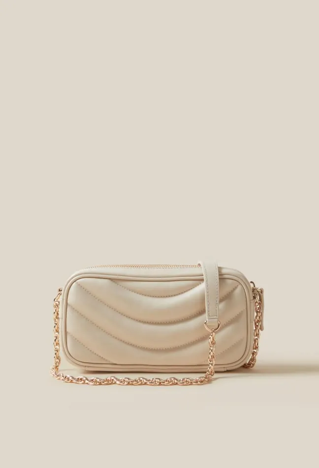 Claudie Pierlot Matte Leather Quilted Alba Bag Bags Small Bags