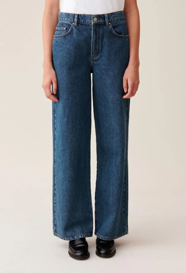 Claudie Pierlot Michel Jeans In Dark Baggy Denim Clothes Jeans And Trousers