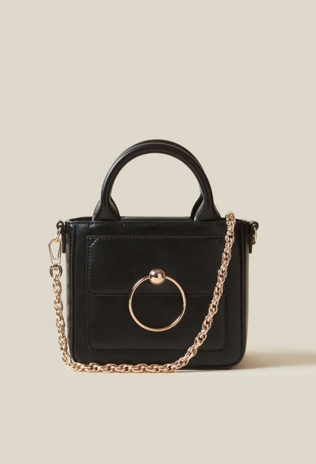 Claudie Pierlot Mini Anouck Smooth Leather Bag Bags Crossbody Bags