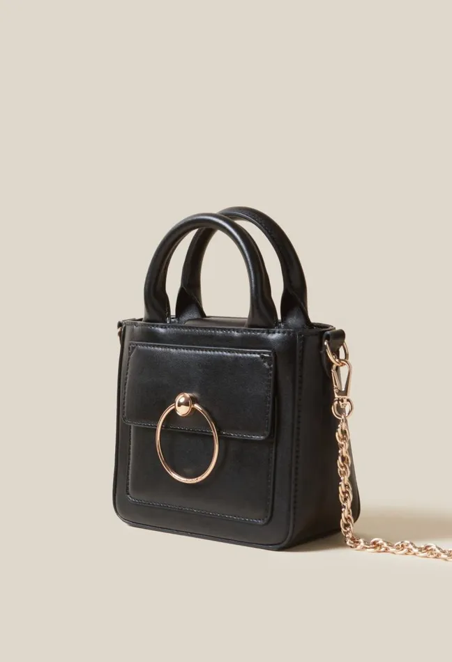 Claudie Pierlot Mini Anouck Smooth Leather Bag Bags Crossbody Bags