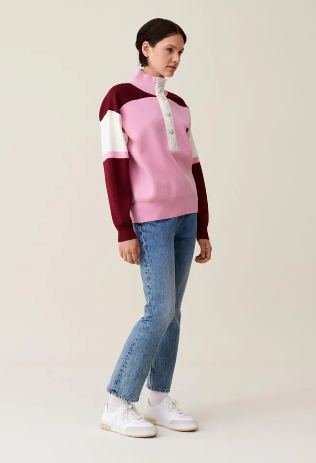 Claudie Pierlot Minimum Trucker Collar Sweatshirt Clothes Sweatshirts