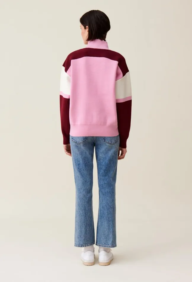 Claudie Pierlot Minimum Trucker Collar Sweatshirt Clothes Sweatshirts