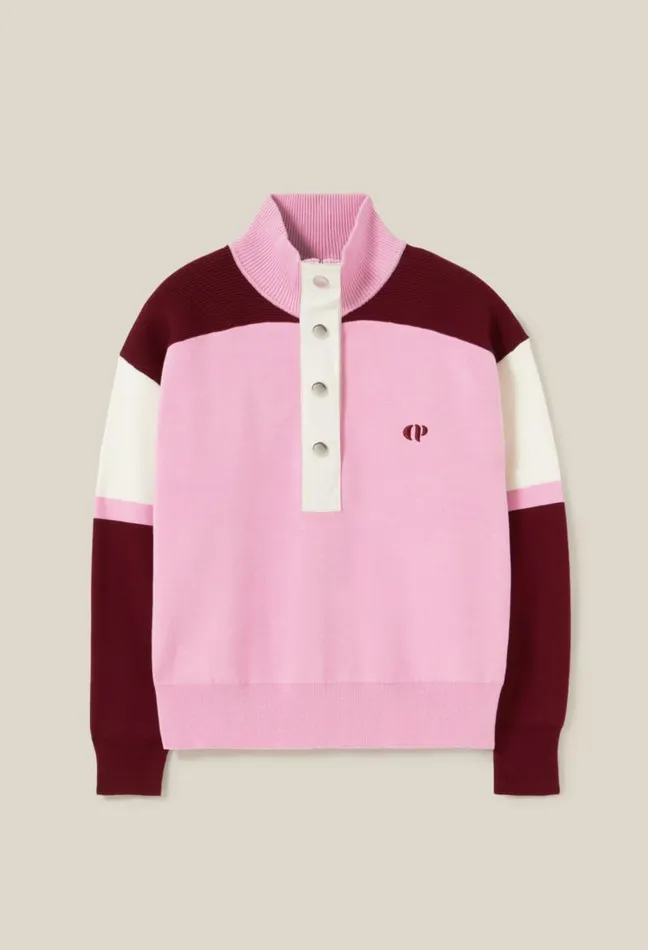 Claudie Pierlot Minimum Trucker Collar Sweatshirt Clothes Sweatshirts