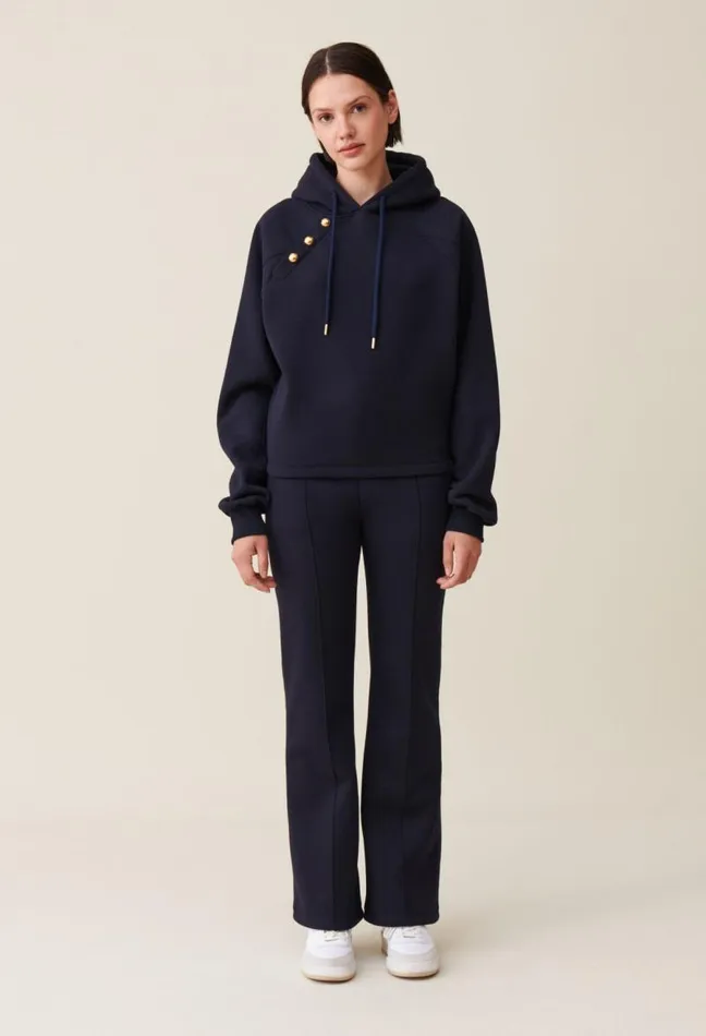 Claudie Pierlot Navy Comfort Trousers Clothes Jeans And Trousers