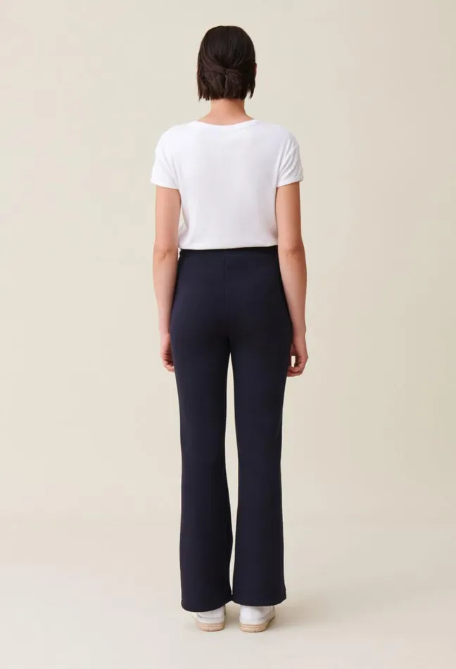 Claudie Pierlot Navy Comfort Trousers Clothes Jeans And Trousers