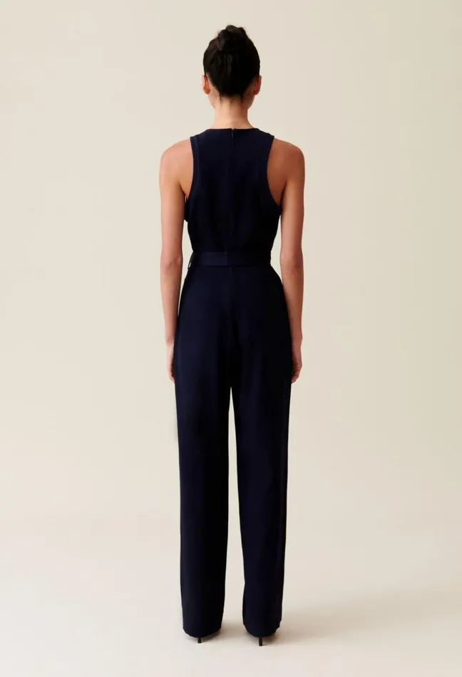 Claudie Pierlot Navy Jumpsuit Clothes Jumpsuits
