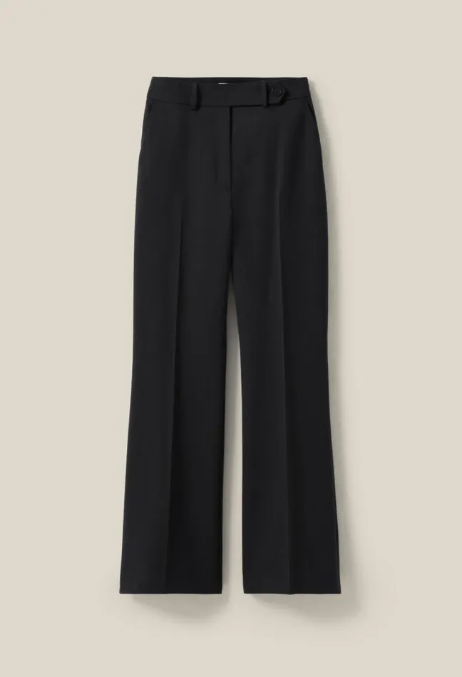 Claudie Pierlot Navy Wool Suit Trousers Clothes Jeans And Trousers