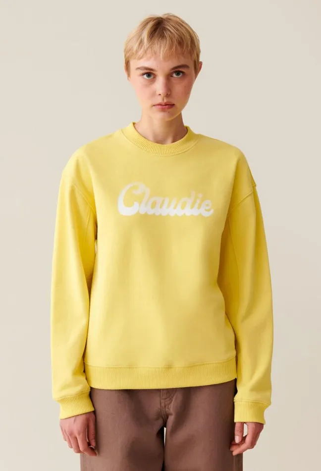 Claudie Pierlot Oversized Claudie Print Sweatshirt Clothes Sweatshirts