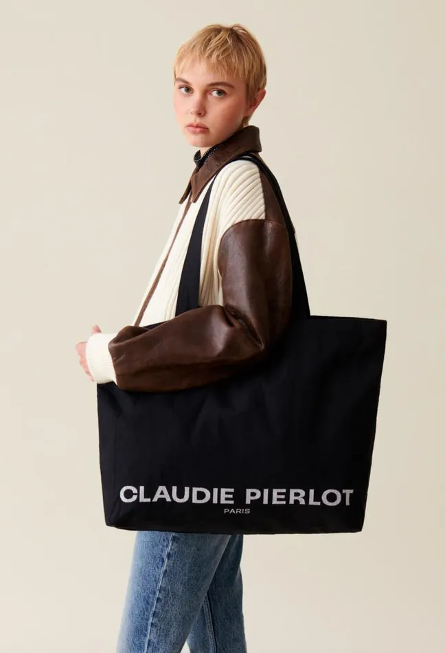 Claudie Pierlot Oversized Tote Bag Bags Shopper Bags
