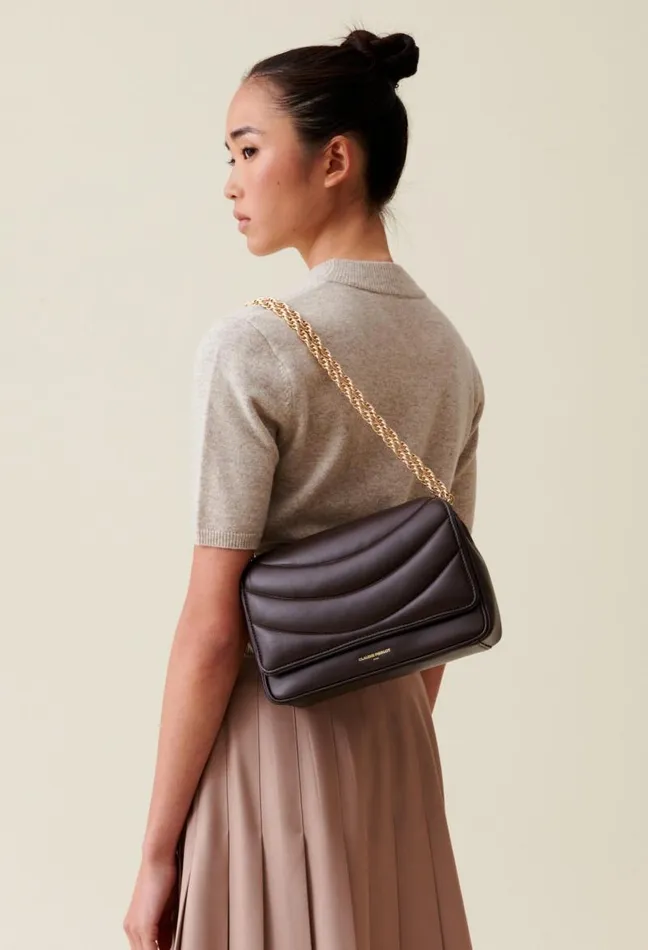 Claudie Pierlot Quilted Leather Alba Bag Bags Shoulder Bags