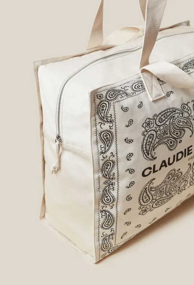 Claudie Pierlot Recycled Cotton Tote Bag Bags Shopper Bags