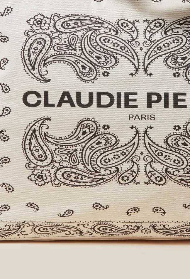 Claudie Pierlot Recycled Cotton Tote Bag Bags Shopper Bags