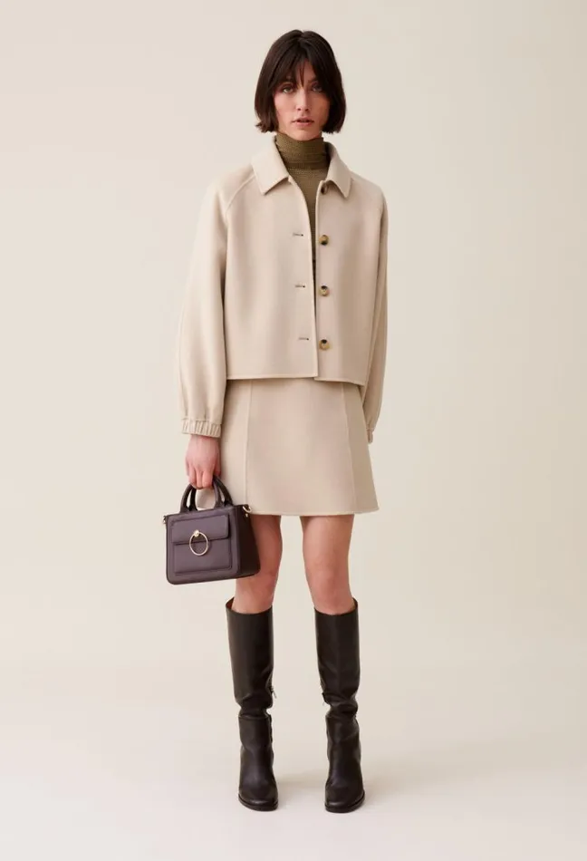 Claudie Pierlot Short Shirt Collar Jacket Clothes Jackets