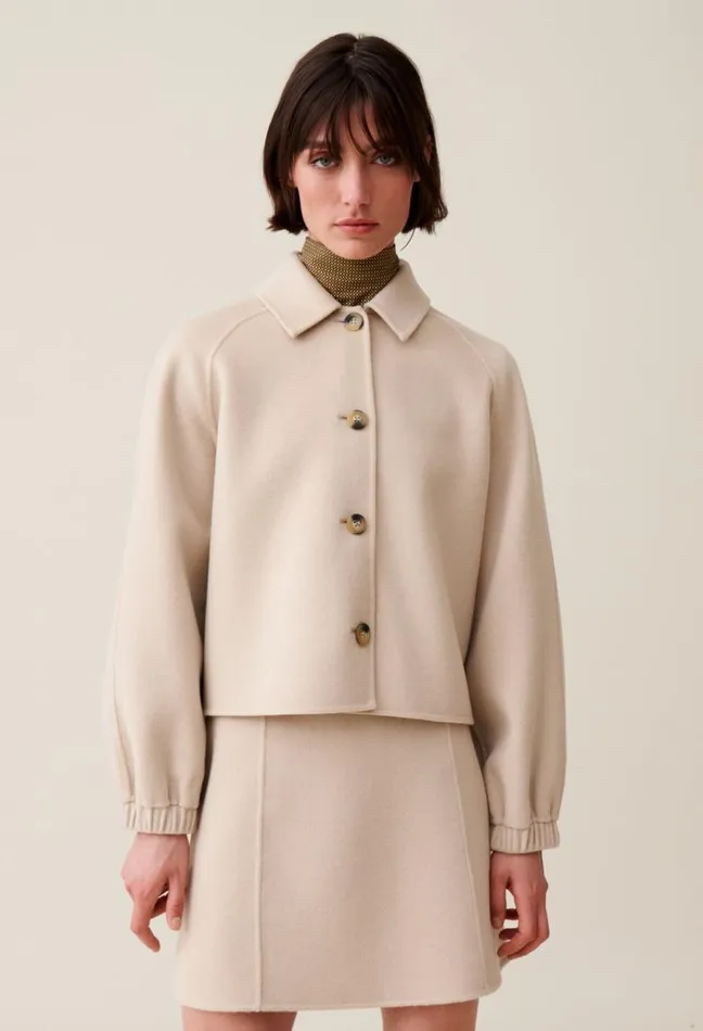Claudie Pierlot Short Shirt Collar Jacket Clothes Jackets