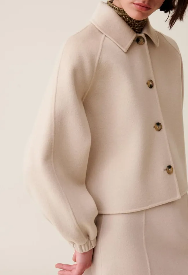 Claudie Pierlot Short Shirt Collar Jacket Clothes Jackets