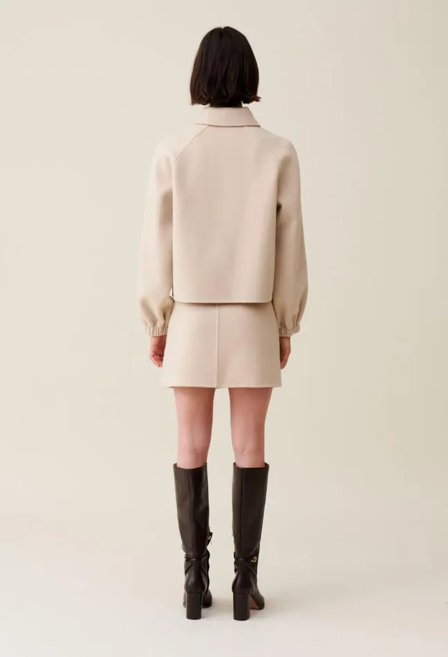 Claudie Pierlot Short Shirt Collar Jacket Clothes Jackets