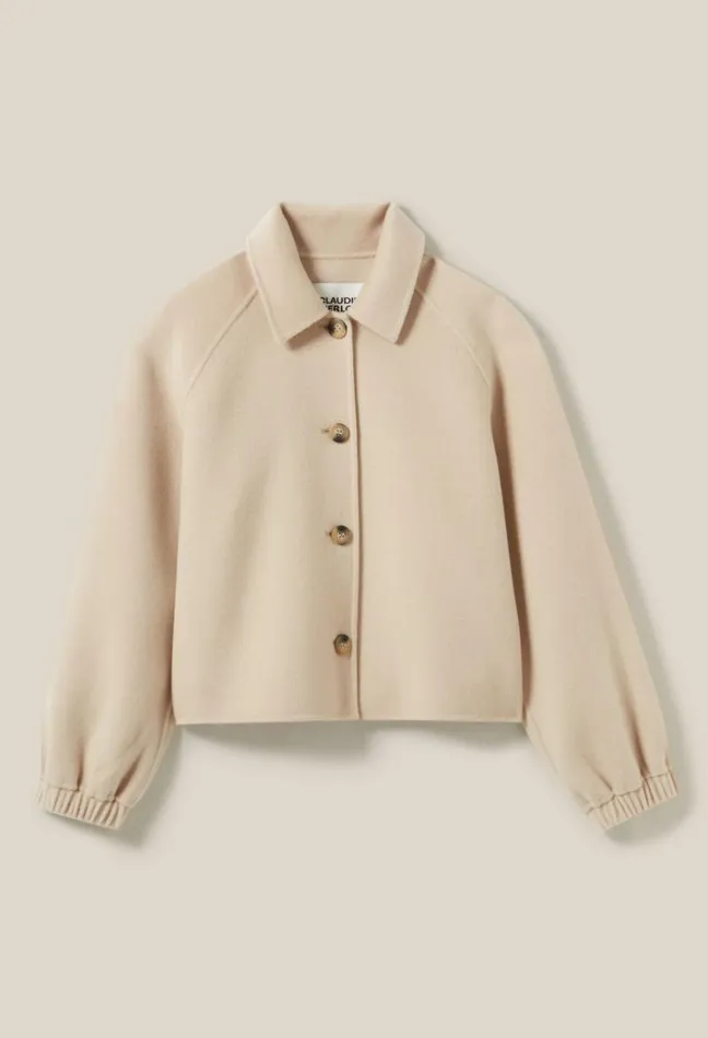 Claudie Pierlot Short Shirt Collar Jacket Clothes Jackets